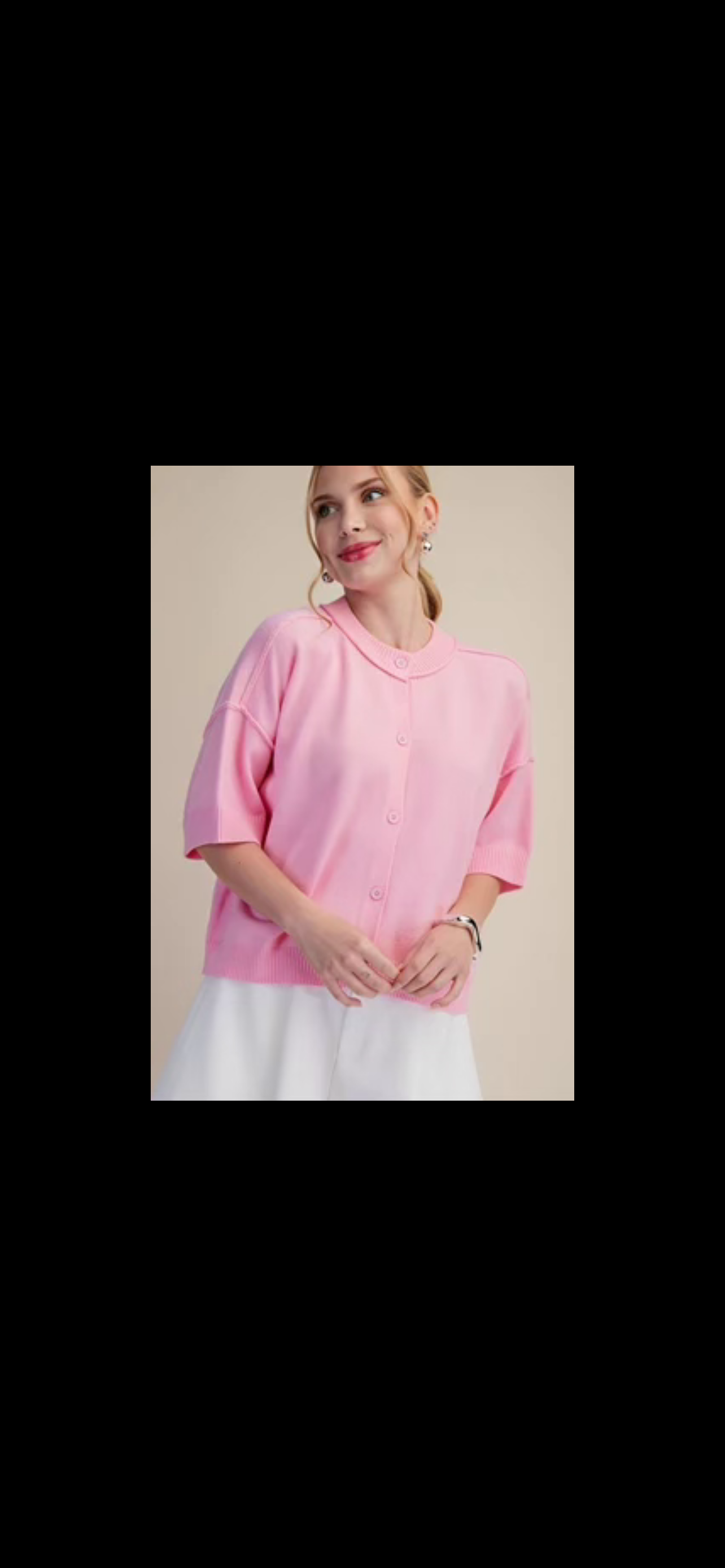 Pretty in Pink Knit Cardigan